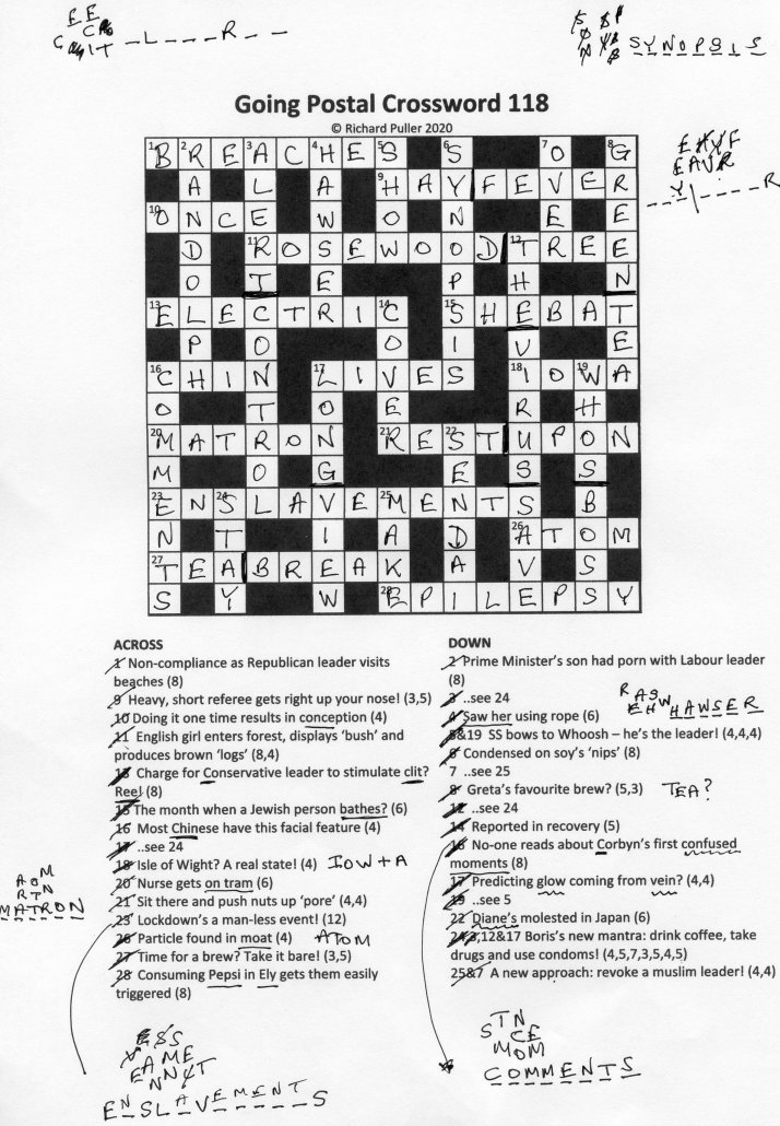 How to tackle the Going Postal crossword Going Postal