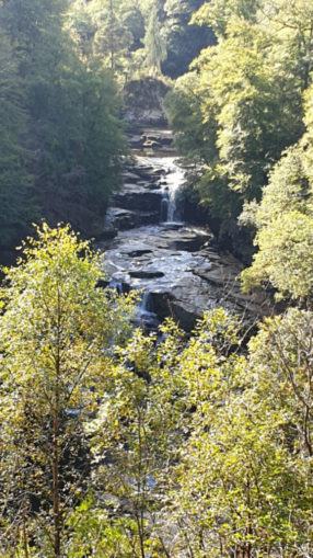 Waterfalls of the Falls of Clyde