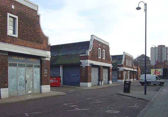 The run-down Sneinton Market, 2008