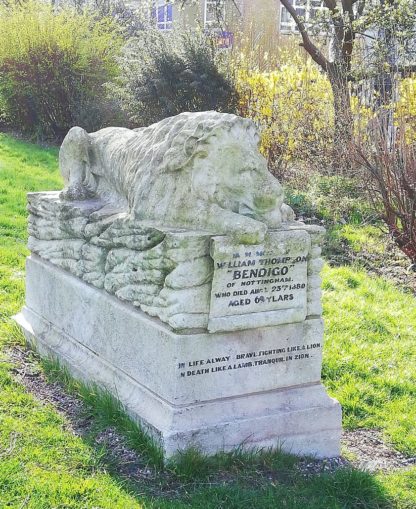 The tomb of William Abednego 'Bendigo' Thompson