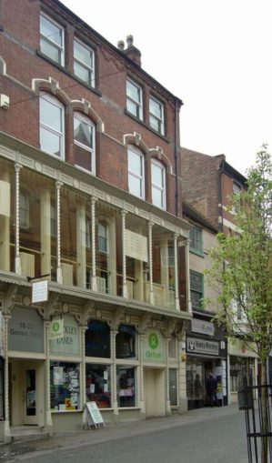 The original Boots the Chemist building, on Goose Gate