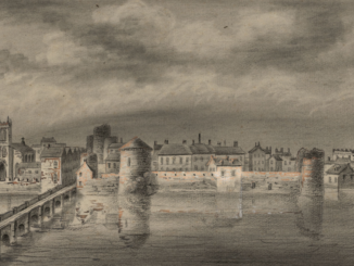 View of Limerick by Alphonse Dousseau