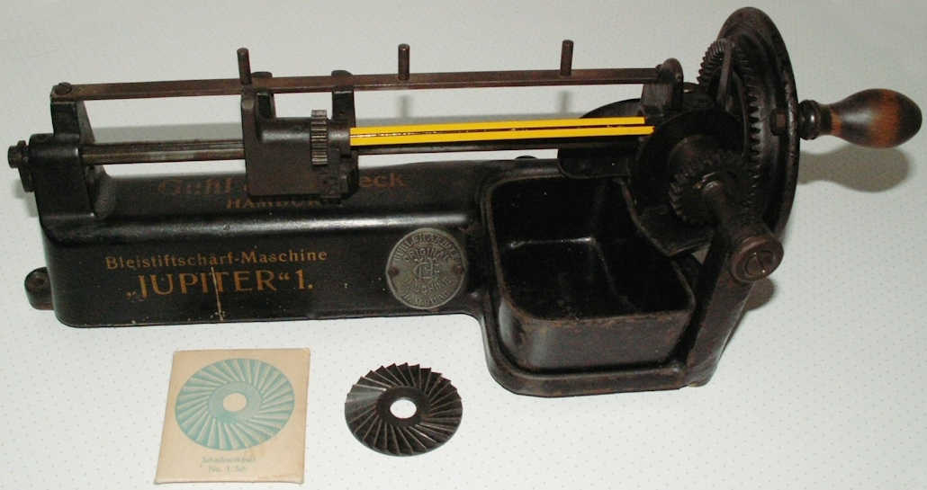 The German Jupiter pencil sharpener of 1897