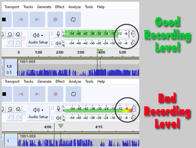 Audacity Recording Levels