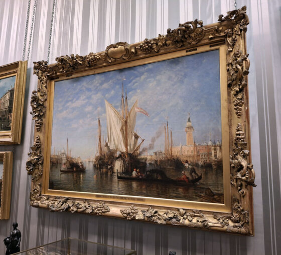 ‘Venice: the Bacino di San Marco with Fishing Boats’, by Félix Ziem