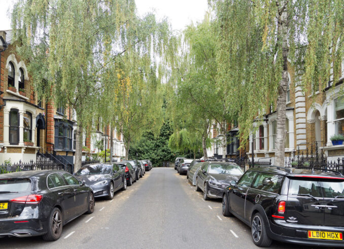 London residential street